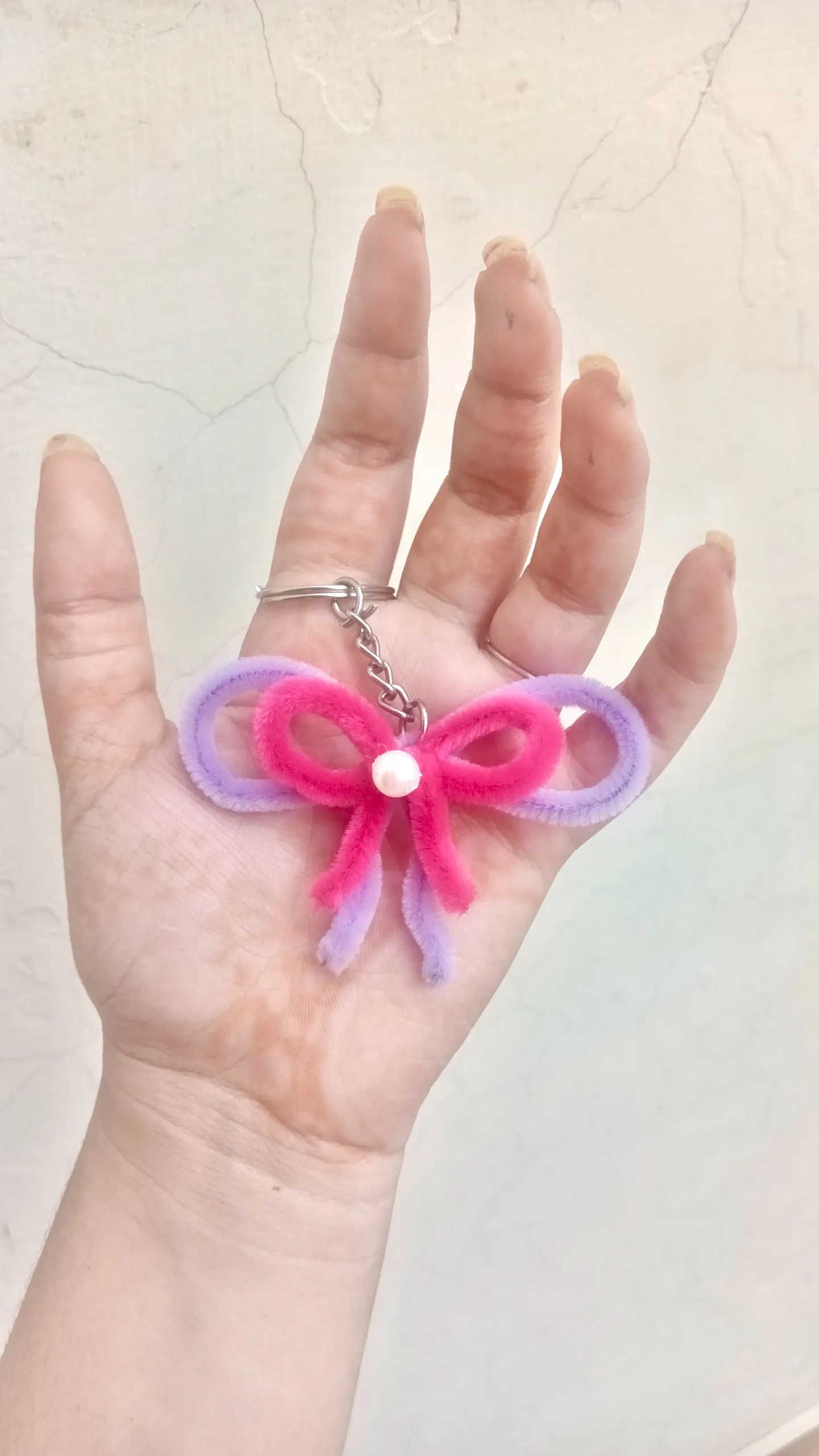 Ribbon Bow Keychain